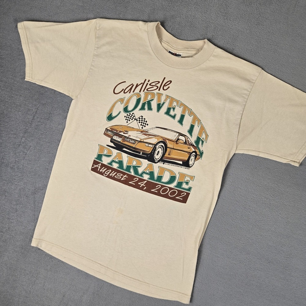 Vintage Corvettes Carlisle Parade T-Shirt Adults Medium Retro Car Tee‎ Y2k 2002